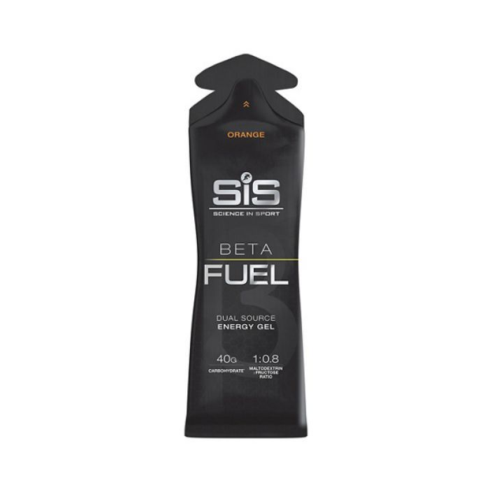 Beta Fuel Orange geeli World leading Energy Gel optimised with a new carbohydrate ratio: Part of an entire world-leading