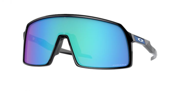 Sutro Polish Black Prizm Sapphire Oakley® Sutro redefines the look of traditional sports-performance eyewear. Inspired by