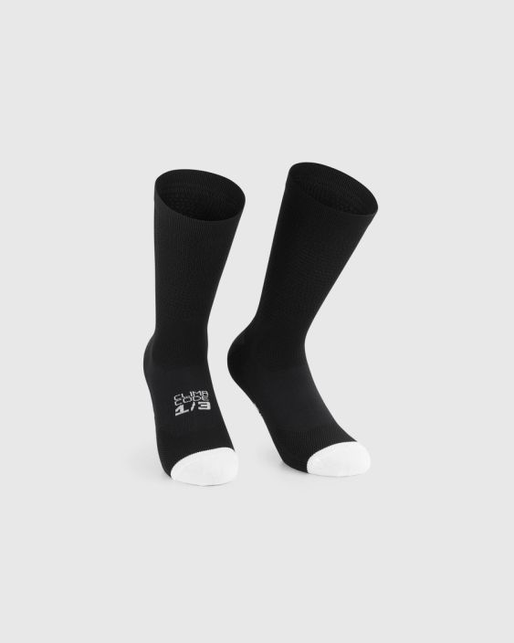 Sukka Assos Endurance Socks S11 Classic cycling socks, engineered for cooling breathability and long-distance comfort,