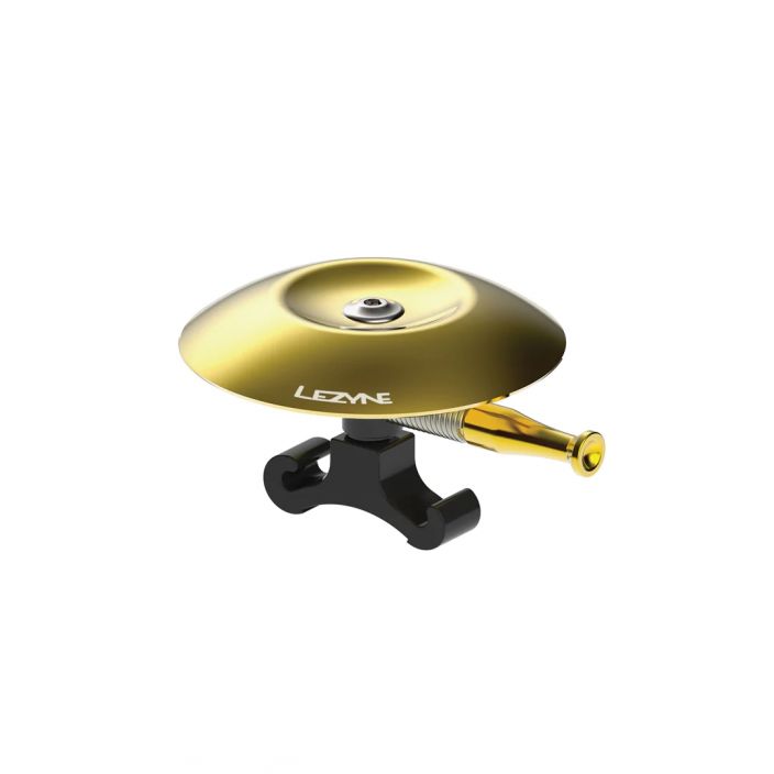 Soittokello Lezyne Classic Shallow Bell Sporting a unique cymbal-like design, the Classic Shallow Brass Bell cuts a striking