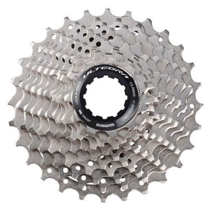 Kasetti Ultegra R8000 Shimano Ultegra R8000 sarjan 11s kasetti. Koot : 11-25T, 11-28T, 11-30T, 11-32T, 12-25T, 14-28T Paino