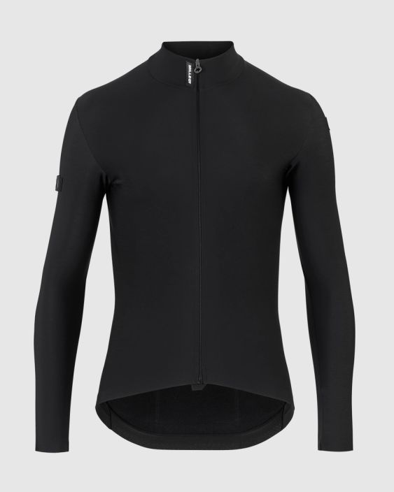 Ajopaita Assos Mille GT Spring Fall LS Jersey C2 Black Series Thermoregulation for endurance riding in cool conditions,