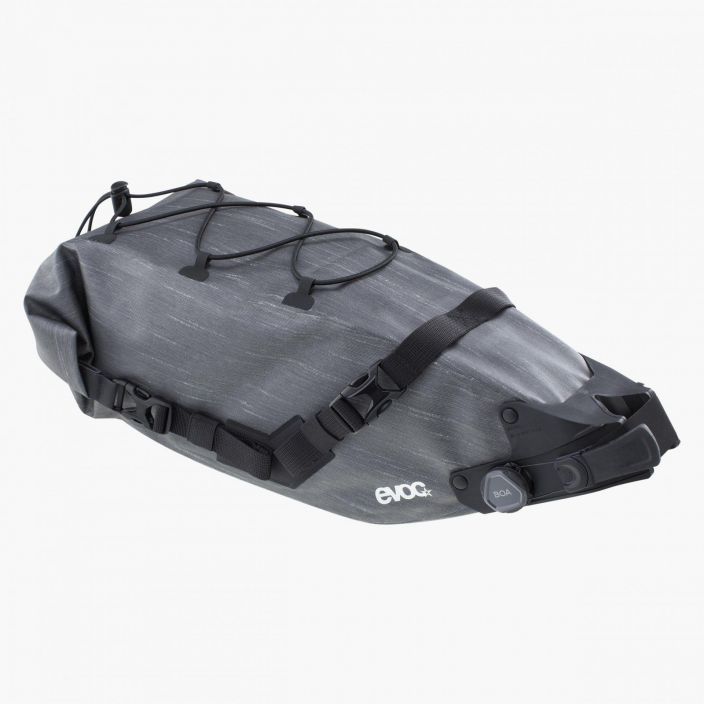 Evoc Seat Pack Boa WP 6 carbon grey With the SEAT PACK BOA WP 6 you are perfectly equipped for your cycling adventures.