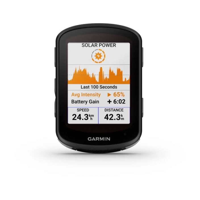 Garmin Edge 540 Solar Paranna paiva paivalta pyorailyasi valitsemalla painikekayttoinen Edge® 540 Solar -pyoratietokone,