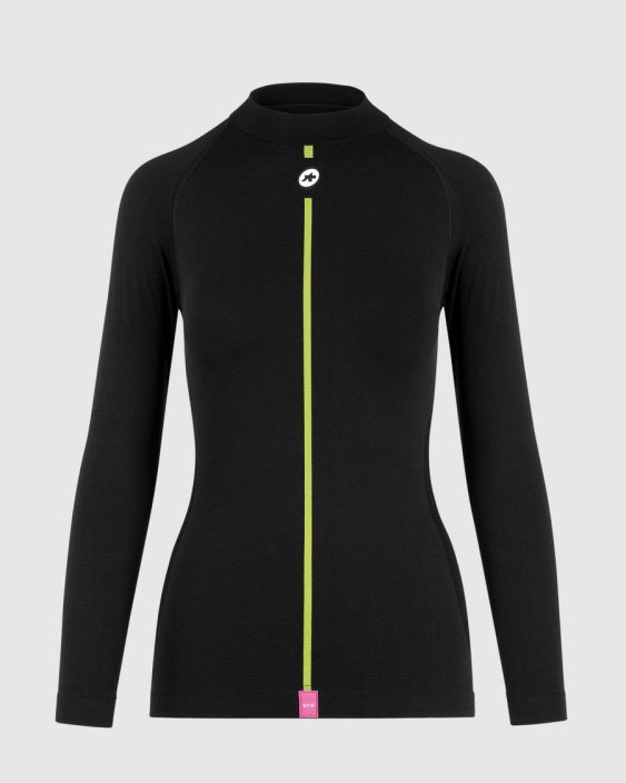 Aluspaita Assos Womens Spring Fall Long Sleeve Skin Layer Light insulation, seamless comfort, and full-arm coverage in a