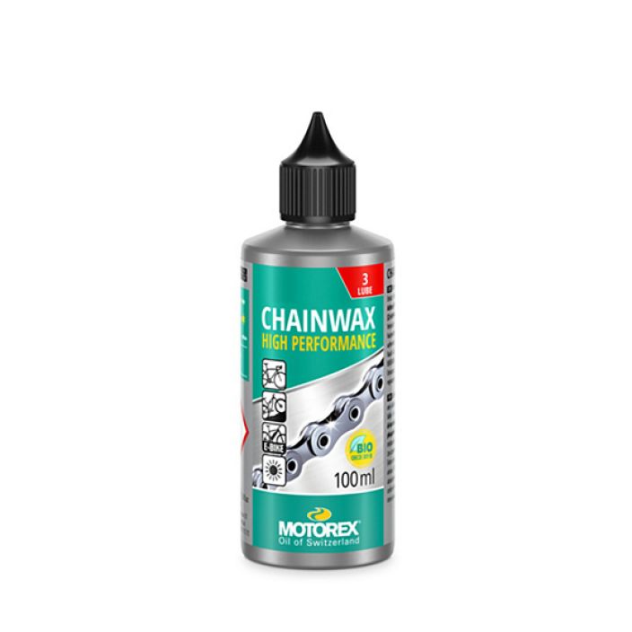 Motorex Chain Wax 100ml MOTOREX CHAINWAX is based on specially developed wax-water emulsion technology without solvents. The