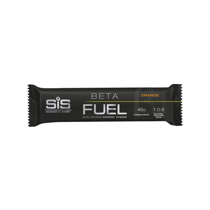 SIS Beta Fuel Chew Bar Orange Energy 60g Delivering scientifically superior fuel in unique and satisfying chews. Part of an SIS Beta Fuel Chew Bar Orange Energy 60g Delivering scientifically superior fuel in unique and satisfying chews. Part of an