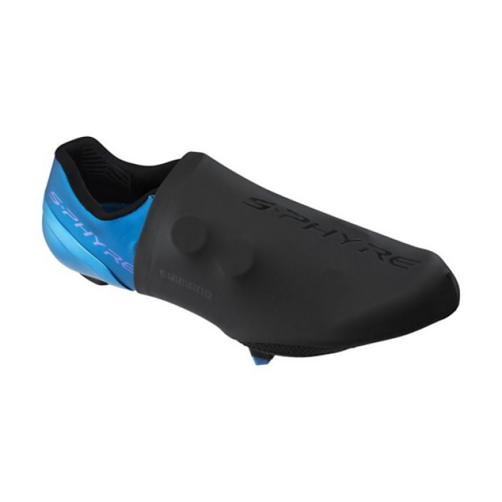 SHIMANO S-PHYRE Half Shoe Kengansuoja Light and supple fabrics optimally insulate on high-intensity rides. Stretchy