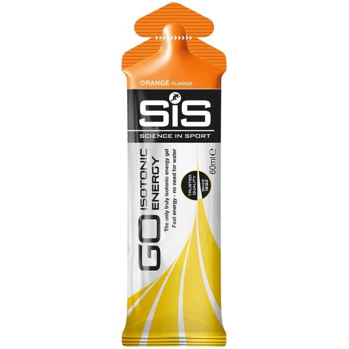 GO isotonic energy energiageeli Orange Helppokayttoinen, ei tarvitse vetta lisaksi. 22g nopeasti imeytyvaa hiilihydraattia.
