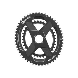 ROTOR Q RINGS DM OVAL CHAINRING 52/36 T BLACK