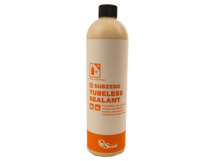 Orange Seal Tubeless Subzero Sealant 473 ML Subzero tire sealant, it's formulated to maximize extreme frigid temperature;