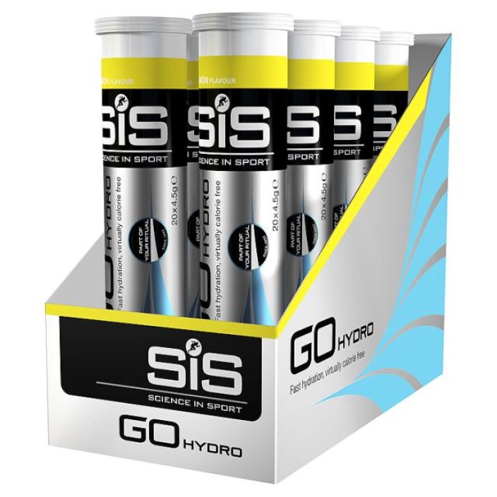 GO Hydro tabletti Lemon SiS Go Hydro elektrolyyttitabletti. 20kpl. Sitruunan makuinen.
