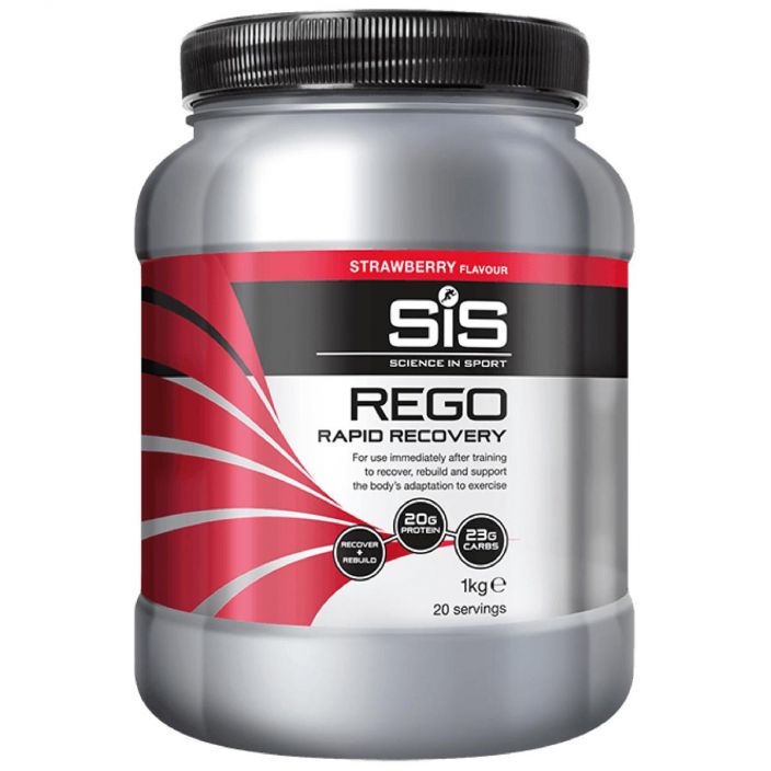REGO Rapid Recovery purkki Mansikka 1kg SiS REGO Rapid Recovery is a complete recovery product to be consumed immediately