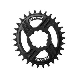 ROTOR Q RINGS DM SRAM BOOST 3 mm OFFSET Q34T BLACK