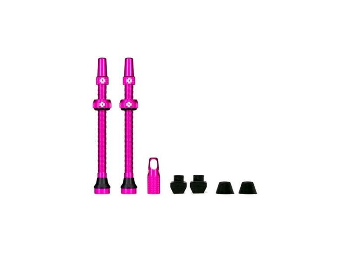 MUC-Off Tubeless Venttiili 80mm (x2) Pink