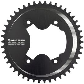 Wolftooth Eturatas Wolftooth 110 BCD Asymmetric 4-Bolt Aero Chainrings for GRX Cranks Drop-Stop ST 46T
