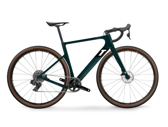 3T Exploro Ultra Rival XPLR 1x12 Racing Green 58 Runko: 3T Exploro Ultra Vaihteet: 1x12 Eturattaat: Sram Rival AXS Kasetti: