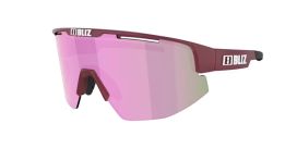 Bliz Bliz Matrix Small Matt Burgundy Brown&Rose Mirror